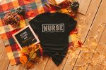 4. Thanksgiving Nurse Shirts - Black