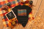 5. Family Thanksgiving Shirts - Black
