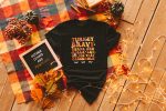 5. Thanksgiving Food Shirts - Black