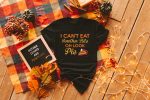 Thanksgiving Food Shirts - D11 - Black